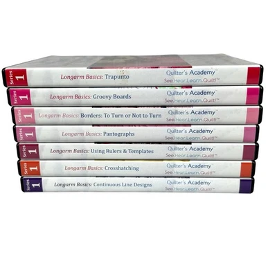 Quilter's Academy 7 件装绗缝 DVD 系列 1 长臂基础 — 第 1/4 张图片