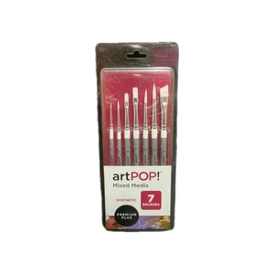 artPOP! - MIXED MEDIA PINSEL SET - 7 Pinsel - SYNTHETISCH - PREMIUM PLUS ✅️ - Bild 1 von 3