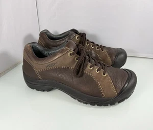 Keen XT Herren Größe 11 Braun Genäht Leder Brooklyn Niedrig Schnürschuhe Stiefel - Bild 1 von 9