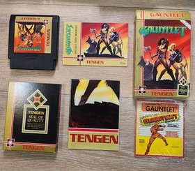 Gauntlet Nintendo NES Complete CIB W/ Poster MINT- NM CONDITIONS.
