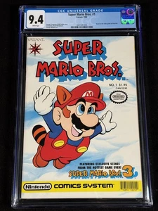 Super Mario Bros. #1 1990 CGC 9.4 4421541004 Nintendo Valiant George Wildman - Picture 1 of 6