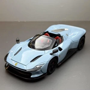 Coche de aleación Ferrari SP3 modelo azul 1:32 - Imagen 1 de 8
