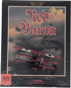 Dynamix Red Baron Mac 3.5" 256 Color Ver 1.0 MacIntosh Big Box Disquetes y Libro - Imagen 1 de 9