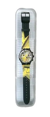Reloj Swatch STROKE LIGHT YCB4010 2010 Ironía Cronógrafo Raro Hecho en Suiza Cuarzo Nuevo de Lote Antiguo Foto 1 de 4