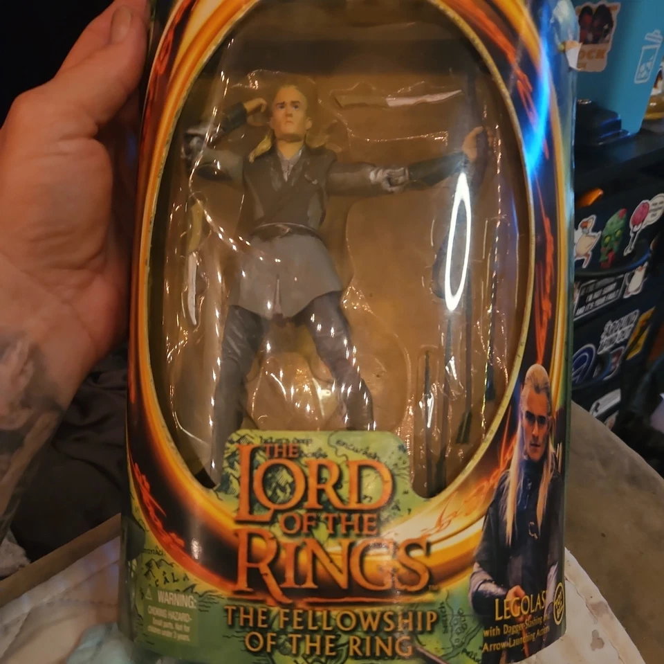 Figura de acción LEGOLAS - Señor de los Anillos Comunidad del Anillo - Toybiz - NUEVO Foto 1 de 4