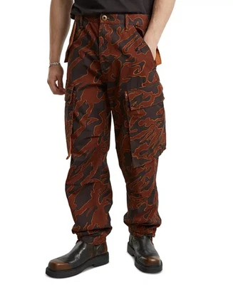 Pantalones cargo G-Star estampados crudos calce recto para hombre 32/32 Rodeo Island botón cremallera Foto 1 de 4