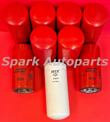 Filtro de aceite de motor - Código de motor: 6V-92N, Detroit Diesel Baldwin Filters B95 Foto 1 de 3