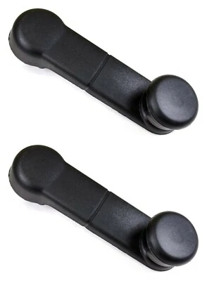 2 NEW Inside Manual Window Crank Handles Black for 1993-2011 FORD RANGER F150 - Image 1 of 4