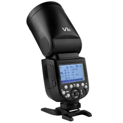 US Godox V1-C 2.4G TTL HSS Camera Flash Speedlite Round Head Light For Canon - Image 1 of 4