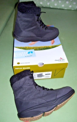 Chung Shi Duflex Walker Tahoe Gr. 41/42 Schwarz Plüsch Rückenschuh - Bild 1 von 4