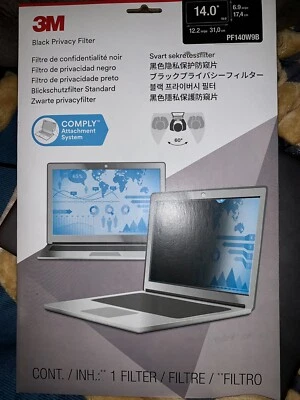 Filtro privacy 3M nero 14" PF140W9B - Immagine 1 di 2