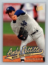 1997 Ultra Andy Pettitte  Gold Medallion New York Yankees
