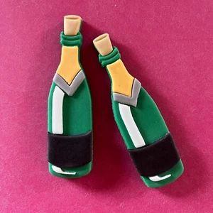 Essbarer CHAMPAGNERWEIN Fondant Geburtstag Kuchenaufleger Flasche Mütter Mütter Geschenk - Bild 1 von 1