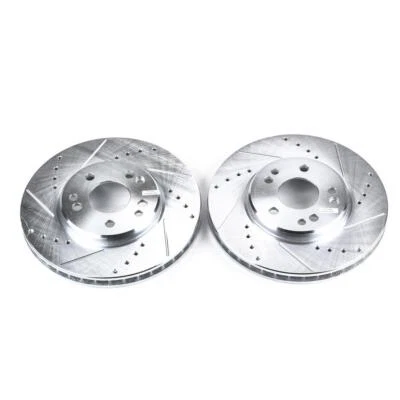 PowerStop Disc Brake Rotor Set - Fits Mercedes Benz 300SL 1990-1993, Mercedes 50 Foto 1 de 4