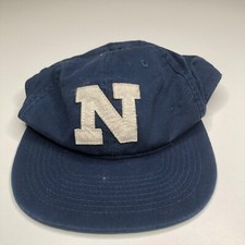 Nebraska Cornhuskers Hat Mens Blue Snapback Baseball Cap Adjustable Football
