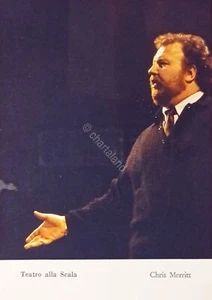 Fotografia - Chris Merritt - Tenore - Teatro alla Scala - Anni '90 - Picture 1 of 1