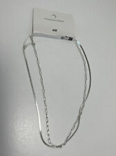 BNWT H&M silver necklace RRP £6.99