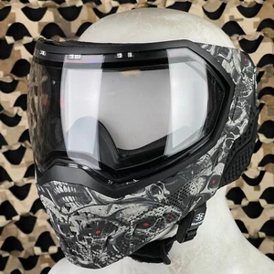 NEW Empire EVS Paintball Mask - Tampa Bay Damage Skull Edition - Clear & Ninja - Picture 1 of 5