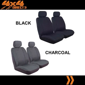 SINGLE ROW CUSTOM 9oz CANVAS SEAT COVERS FOR KIA RIO 11-14 - Picture 1 of 10