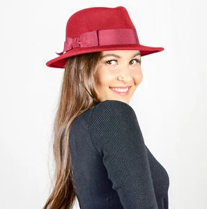 Mayser Classic Damen Fedora Filzhut Diethe 100% Wollfilz Wolle Damenhut Hut - Bild 1 von 18