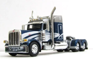 DCP blue/silver Peterbilt 389 48"midroof sleeper tractor 1/64 new no box - Picture 1 of 5
