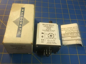 Macromatic Time Delay Relay Part# Tr-60228 Series B - Picture 1 of 9
