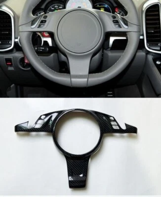 Porsche Panamera 2010-15 echt Carbon Lenkrad Cover Neu  - Bild 1 von 3