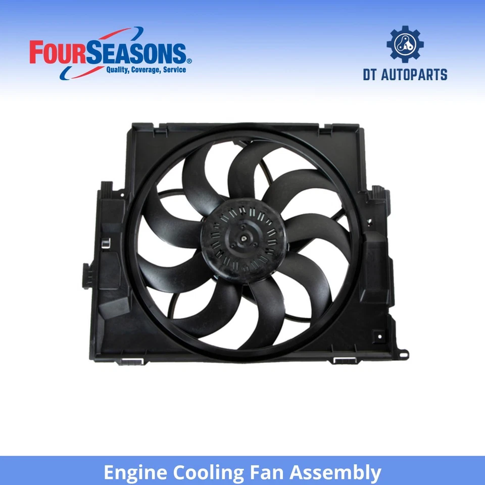 Conjunto de ventilador de refrigeración del motor BMW 328i xDrive 2013-2016 4 estaciones 2014 2015 Foto 1 de 4