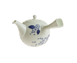 Wedgwood Strawberry Bloom Indigo Teapot Beautiful Good  From Japan Check Image