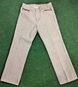 Levi’s 40509 2730 vintage made in USA grigio gessato gamba dritta uomo misura 33x32 - Foto 1 di 8