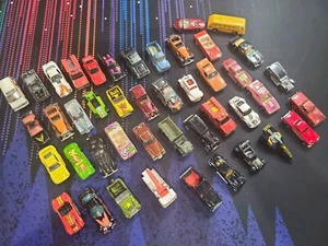 Lot Of 44 Vintage Blackwall Hotwheel Cars Charger Corvette Ferrari Jeep Porsche - Picture 1 of 13