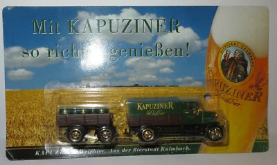 Remolque camión Grell Ho 1/87 Magirus 1923 Kapuziner Beer Lager Foto 1 de 3