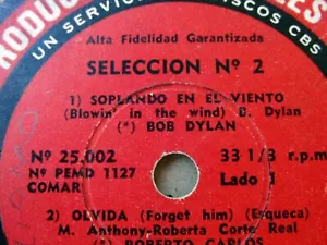 BOB DYLAN 7" Blowin´ In The Wind 1966 UNIQUE Special Edition ULTRA RARE - Picture 1 of 4