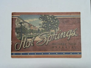 Hot Springs National Park, Arkansas 1944 Vintage Picture Booklet - Bild 1 von 7