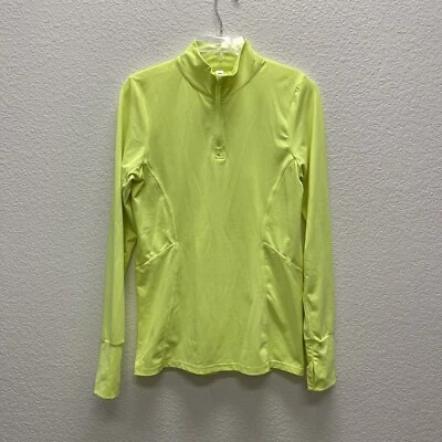 Top Pullover Kyodan Mujer Mediano 1/4 Cremallera Top Atlético Fluorescente Brillante Correr Foto 1 de 4