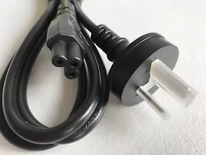 20 x Power Lead Cable Cord AU 3 Pin to Clover leaf Plug IEC C5 Notebook 2 meters - Picture 1 of 4