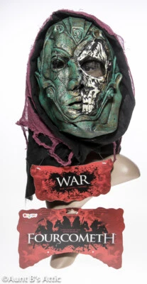 Horseman Of The Apocalypse "War" Frontal Latex Mask W/ Cloth Hood - Image 1 of 4