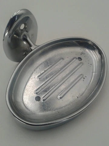 Antique/Vintage Bathroom Kitchen Soap Dish Wallmount Holder House Hardware Cover