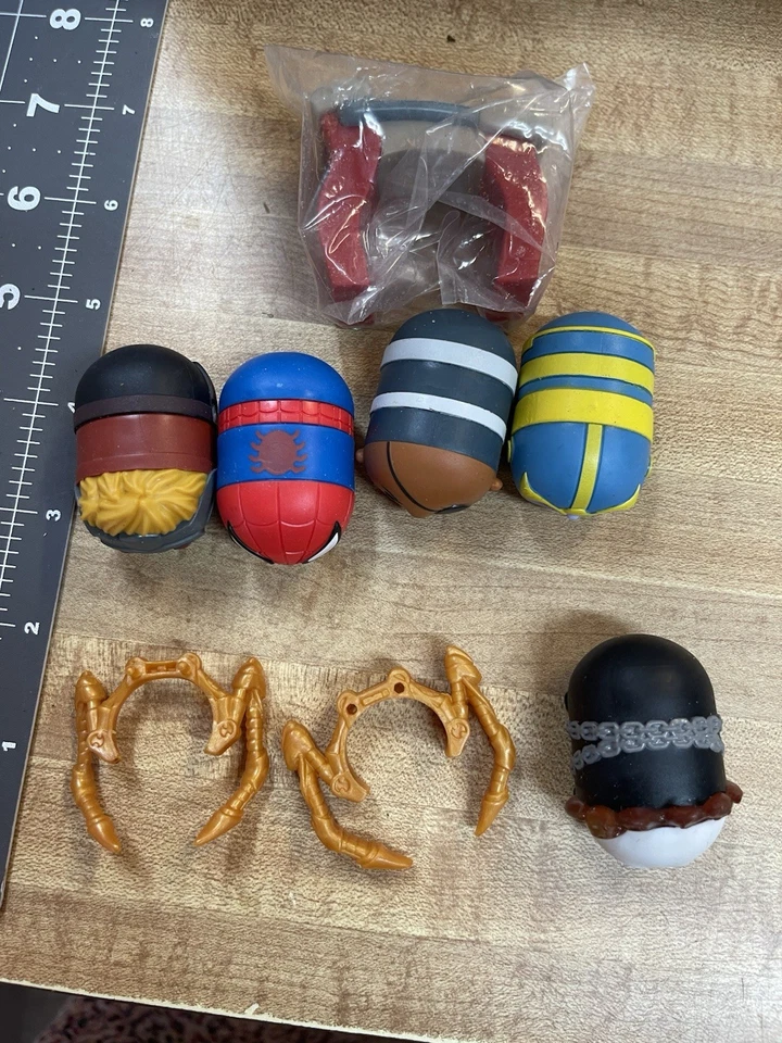 Disney Tsum Tsum Lote de 5 Marvel Thanos Spiderman Ghost Rider Nick Fury Star Foto 1 de 4