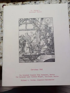 St Andrew's Episcopal Church Newport News Virginia Weihnachten Eucharistie 1983... - Bild 1 von 1