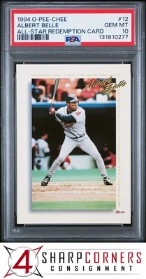 1994 O-PEE-CHEE ALL-STAR REDEMPTION CARD #12 ALBERT BELLE  PSA 10 - Image 1 of 3
