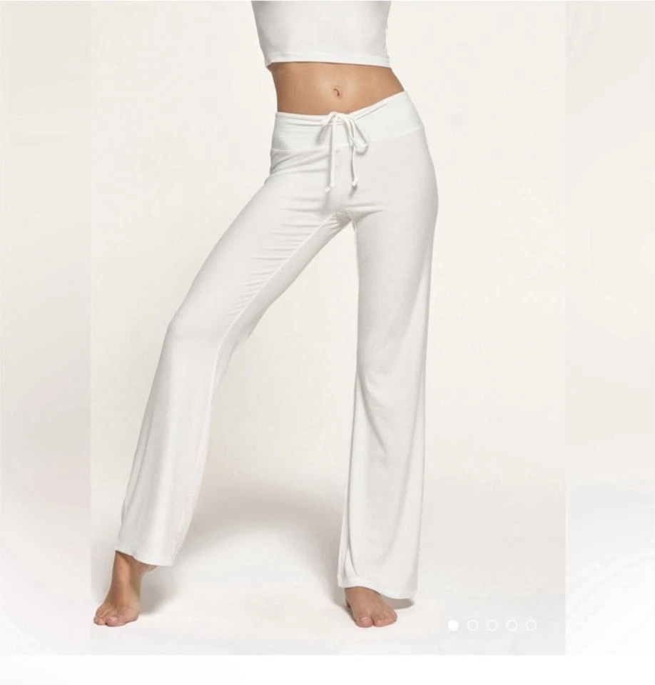 Pantalones SKIMS Jersey Tejido Talla Grande 2X Mármol Suave NUEVO SIN ETIQUETAS Blanco Salón Foto 1 de 4