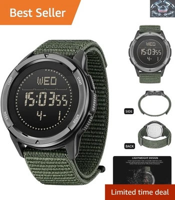 Reloj táctico impermeable de fibra de carbono para hombre/mujer - ligero y multifunción... Foto 1 de 4
