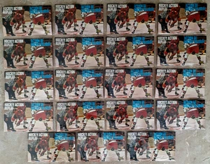TEILSATZ 19 VERSIEGELTE PACKUNGEN NHL 1971-72 LETRASET HOCKEY ACTION REPLAY - Bild 1 von 12