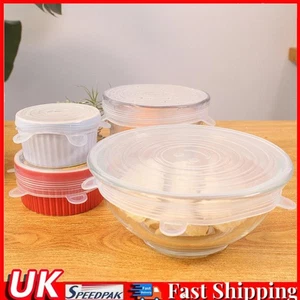 Silicone Stretch Lid Silicone Bowl Covers Keep Food Fresh for Food Storage - Picture 1 of 25
