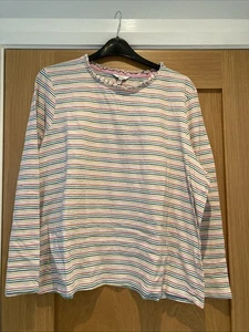 Joules Women's Long Sleeve Heavy Cotton T-Shirt Size 20 - Picture 1 of 5