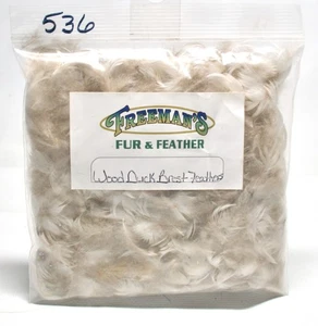 Freeman’s Wood Duck Breast Feather Fly-Tying Tan #536 - Picture 1 of 4