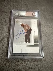 JACK NICKLAUS signed 2001 Upper Deck SP #117 UDA Card BGS BAS Slabbed THE GOAT - Picture 1 of 7