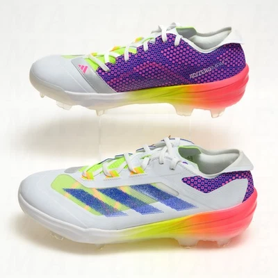 Adidas Adizero Impact TPU Men’s Warp Speed Baseball Cleats - White IH3477 NEW - Image 1 of 4