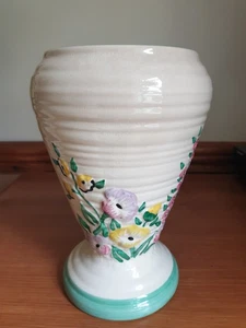 VINTAGE KENSINGTON WARE FLORAL ENDON SPRINGTIME VASE 20CM - Picture 1 of 5